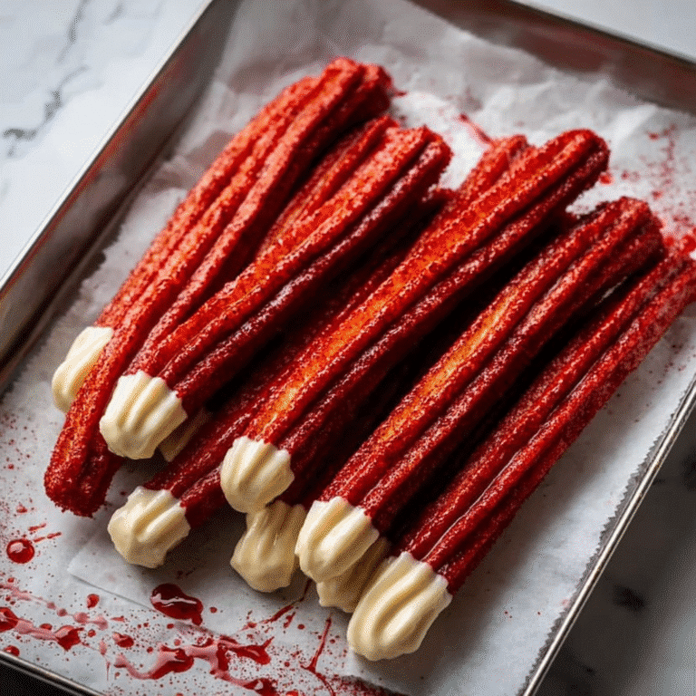 Red Velvet Churros 8 Red Velvet Churros